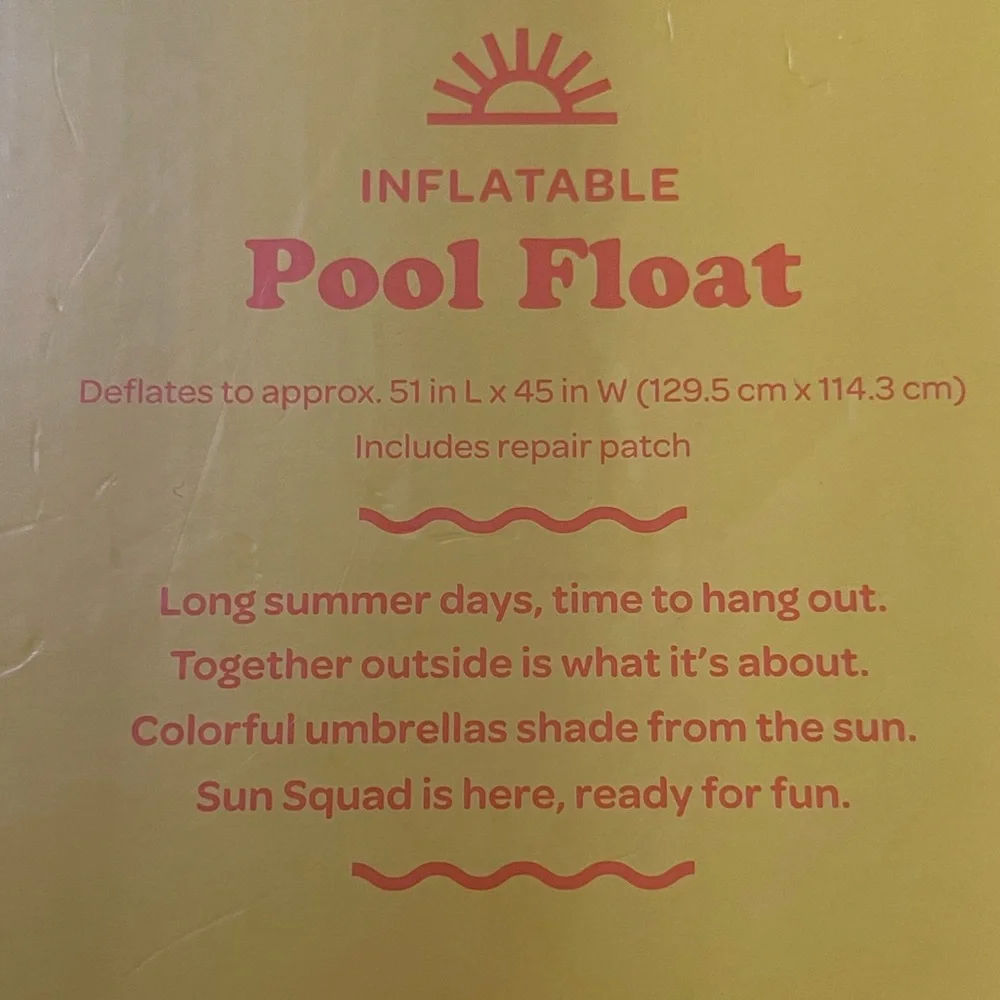 Sun Squad-Inflatable Pool Float - Picture 5 of 7